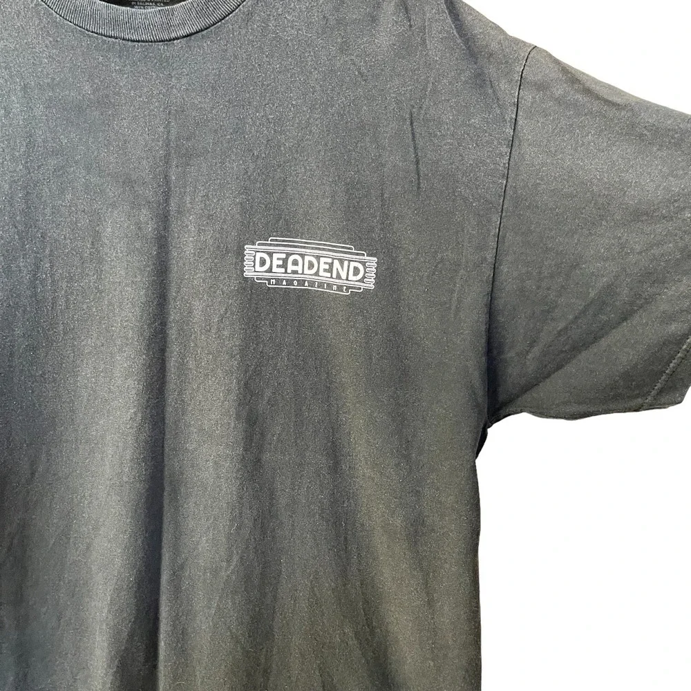 Deadend T Shirt Adult 2XL Black Official Cruising Gear Magazine Auto Graphic Tee